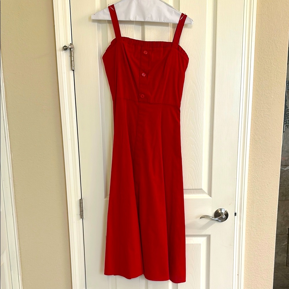 STAUD | Gorgeous poppy red dress
